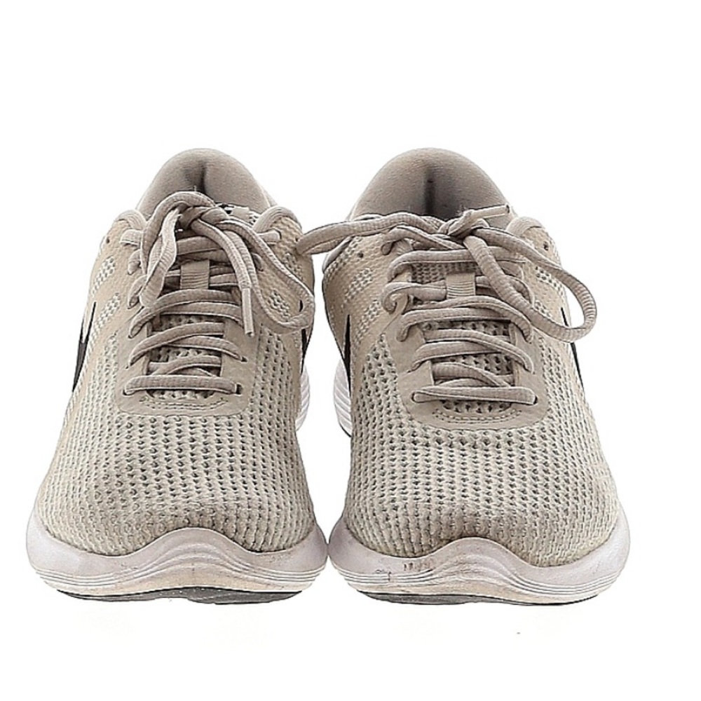 Nike Women's Tan and White Sneakers
